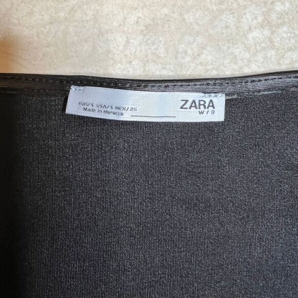 Zara huge pearl black sleeveless top - Picture 8 of 11